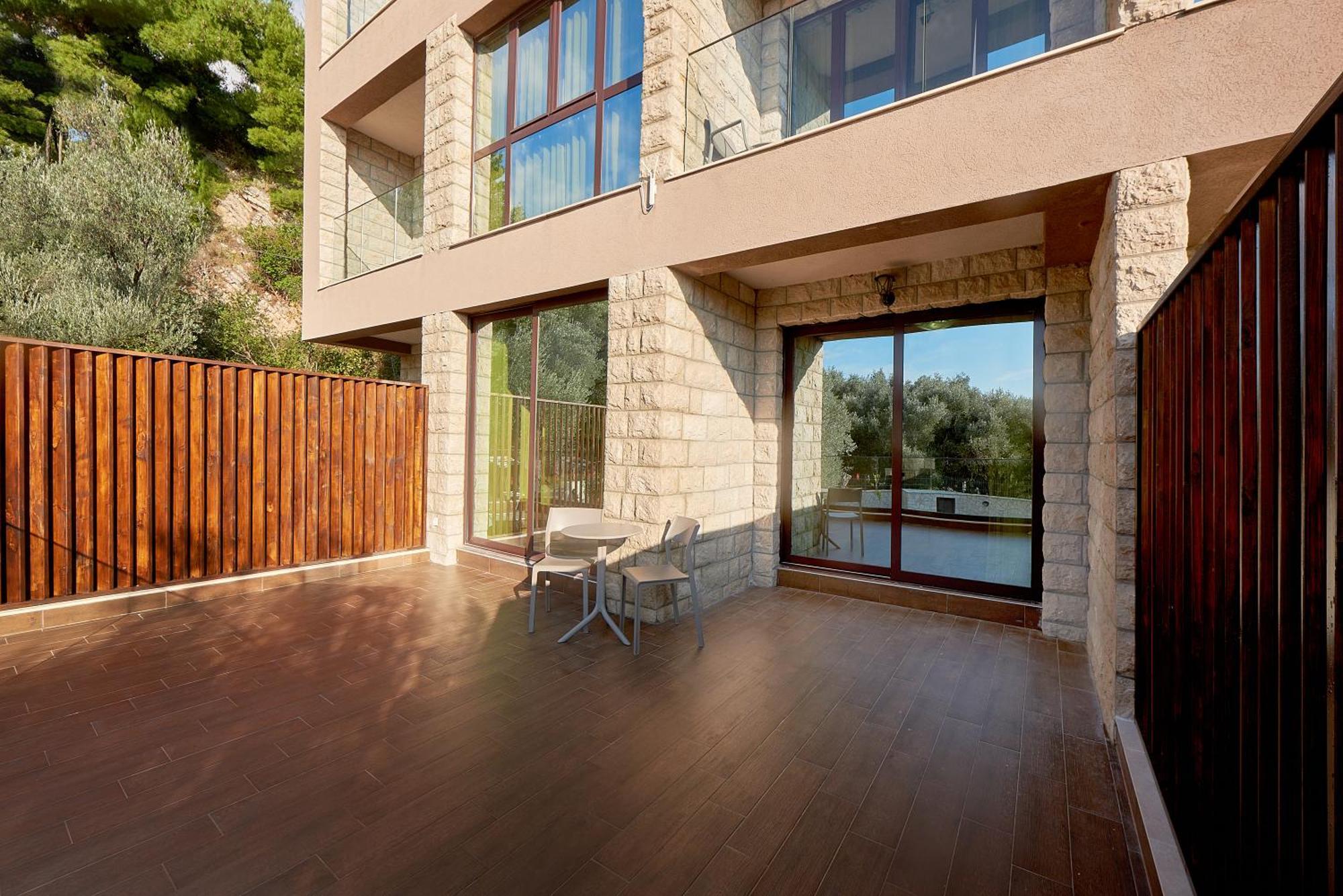 Adria lux apartmens 2 Sveti Stefan Extérieur photo